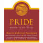 Pride Mountain Vineyards Reserve Cabernet Sauvignon 1999 Front Label