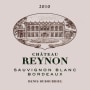 Chateau Reynon Blanc 2010 Front Label