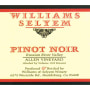 Williams Selyem Allen Vineyard Pinot Noir 2010 Front Label