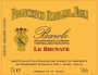 Francesco Rinaldi & Figli Barolo Le Brunate 2010 Front Label