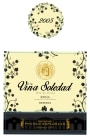Bodegas Franco-Espanolas Vina Soledad Tete de Cuvee Reserva 2005 Front Label