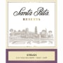 Santa Rita Reserva Syrah 2007 Front Label
