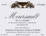 Francois Jobard Meursault En La Barre 2009 Front Label