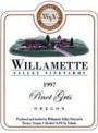 Willamette Valley Vineyards Pinot Gris 1997 Front Label
