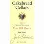 Cakebread Vine Hill Ranch Cabernet Sauvignon 2001 Front Label