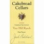Cakebread Vine Hill Ranch Cabernet Sauvignon 2002 Front Label