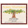 Alban Patrina Estate Syrah 2009 Front Label