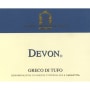 Antonio Caggiano Greco di Tufo Devon 2011 Front Label