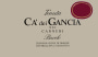 Gancia Cannubi 1990 Front Label