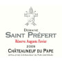 Domaine Saint Prefert Chateauneuf-du-Pape Reserve Auguste Favier 2009 Front Label