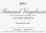 Frederic Esmonin Pernand-Vergelesses Les Boutieres 2011 Front Label