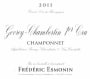 Frederic Esmonin Gevrey-Chambertin Champonnet Premier Cru 2011 Front Label