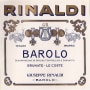 Giuseppe Rinaldi Barolo Brunate Le Coste 2007 Front Label