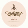Columbia Winery Columbia Valley Syrah 2006 Front Label