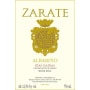 Zarate Albarino 2011 Front Label