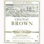 Chateau Brown  1996 Front Label
