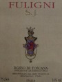 Fuligni S.J. Rosso di Toscana 2008 Front Label
