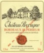 Chateau Recougne Chateau Recougne 1996 Front Label