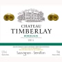 Chateau Timberlay Blanc 2011 Front Label