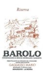 Gagliasso Barolo Riserva 2006 Front Label
