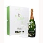 Perrier-Jouet Belle Epoque With Glassware Set 2004 Front Label