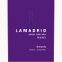 Lamadrid Bonarda Reserva 2010 Front Label