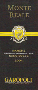 Garofoli Marche Monte Reale Sangiovese 2004 Front Label