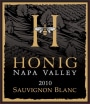 Honig Sauvignon Blanc 2010 Front Label