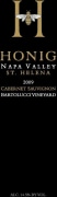 Honig Bartolucci Vineyard Cabernet Sauvignon 2009 Front Label