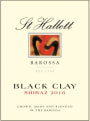 St Hallett Black Clay Shiraz 2016 Front Label