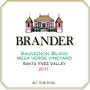 Brander Mesa Verde Sauvignon Blanc 2011 Front Label