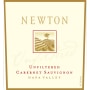 Newton Unfiltered Cabernet Sauvignon 2010 Front Label