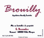 Domaine Georges Descombes Brouilly 2012 Front Label