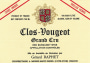 Domaine Gerard Raphet Clos-Vougeot Cuvee Unique Grand Cru 2005 Front Label