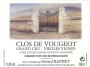 Domaine Gerard Raphet Clos de Vougeot Grand Cru Vieilles Vignes 2007 Front Label
