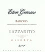 Ettore Germano Barolo Lazzarito Riserva 2004 Front Label