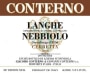 Giacomo Conterno Cerreta Langhe Nebbiolo 2008 Front Label