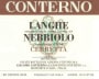 Giacomo Conterno Cerreta Langhe Nebbiolo 2009 Front Label