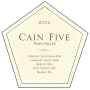 Cain Five (1.5 Liter Magnum) 2002 Front Label