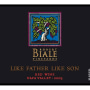 Robert Biale Vineyards Founding Farmers Zinfandel 2009 Front Label