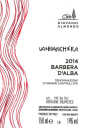 Giovanni Almondo Valbianchera Barbera d'Alba 2014 Front Label