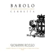 Giovanni Rosso Cerretta Barolo 2009 Front Label