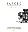 Giovanni Rosso Cerretta Barolo 2008 Front Label