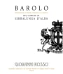 Giovanni Rosso Barolo del Comune di Serralunga d'Alba 2009 Front Label