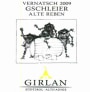 Girlan Alto Adige-Sudtirol Gschleier Alte Reben Vernatsch 2009 Front Label
