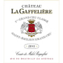 Chateau La Gaffeliere  2010 Front Label