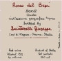 Giuseppe Quintarelli Rosso del Bepi 2002 Front Label