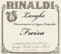 Giuseppe Rinaldi Langhe Freisa 2014 Front Label