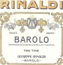 Giuseppe Rinaldi Barolo Tre Tine 2010 Front Label