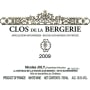 Nicolas Joly Savennieres Clos de La Bergerie 2009 Front Label